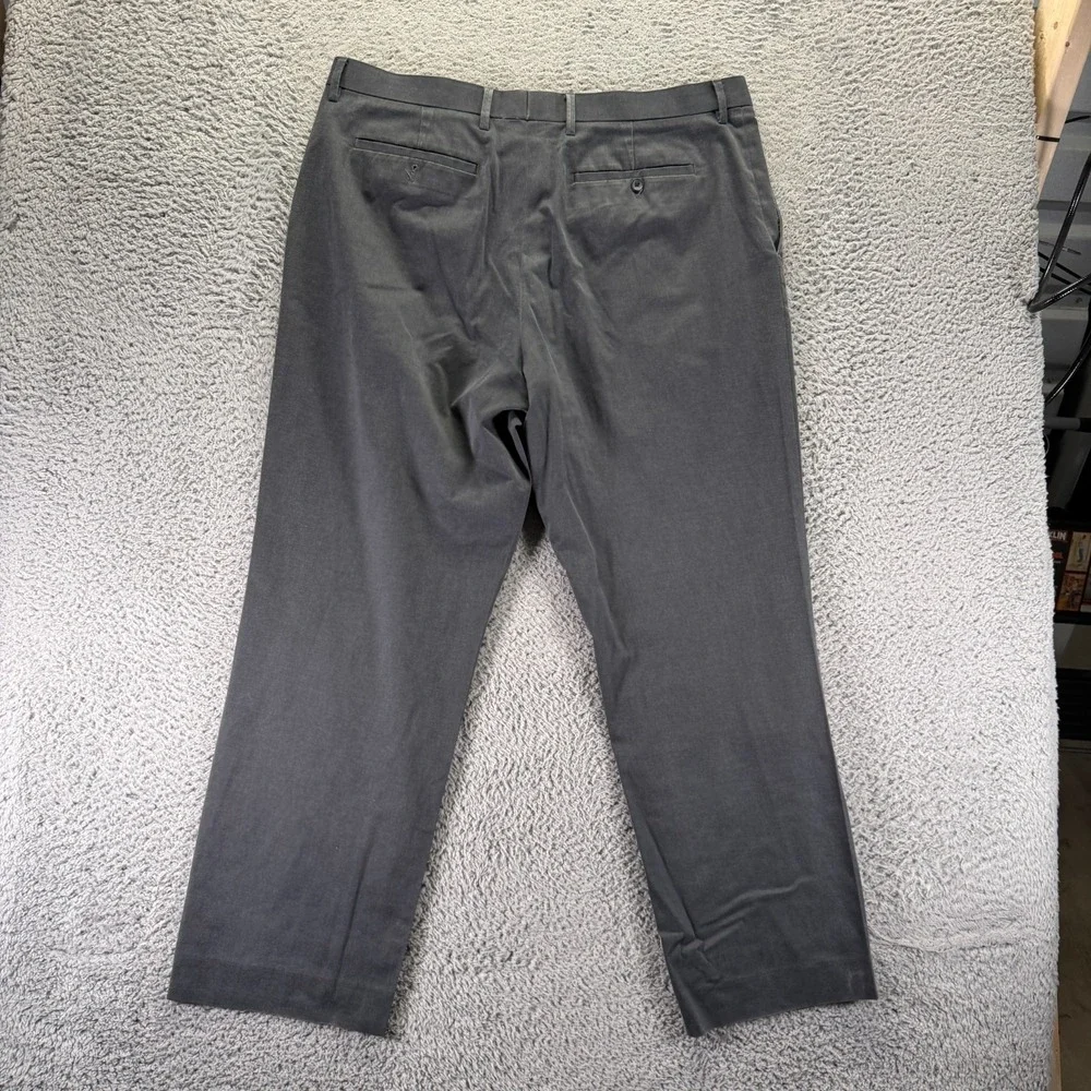 Banana Republic Pant Mens 40x30 Gray Cotton Dress Straight Career Preppy Stretch